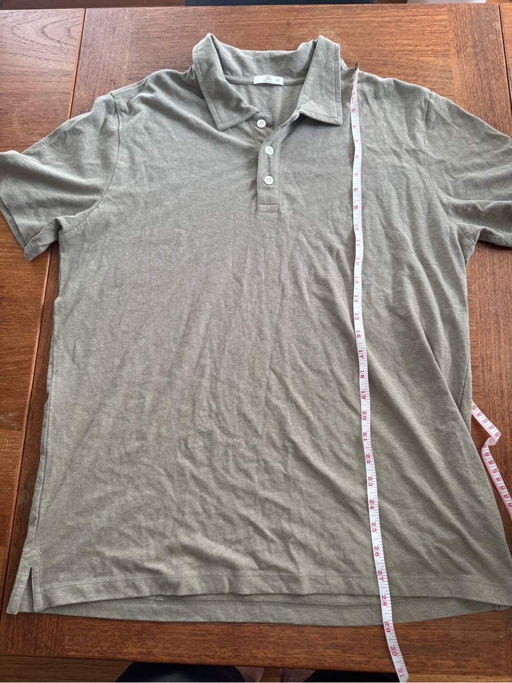 Flint and Tender Sage Cotton/Hemp Polo - Picture 4 of 6